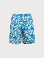The Blue Leaves Beach Men's 7" Swimming Trunks - Image 2