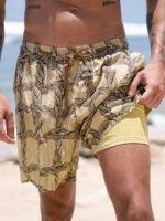Hapnix® - The Coffee Knot Men's 7" Swim Trunks - Image 4