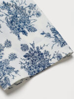 Men's Blue Floral Print Casual T-Shirt - Image 3