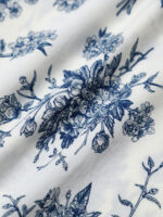 Men's Blue Floral Print Casual T-Shirt - Image 7