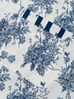 Men's Blue Floral Print Casual T-Shirt - Image 4