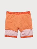 Orange Print Beach Men's 7" Swimming Trunks - Image 3