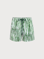 Hapnix® - The Green Rift Men's 5" Swim Trunks - Image 9