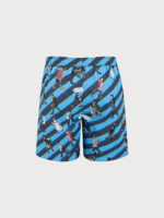 Hapnix® - The Blue Black Men's 7" Swim Trunks - Image 7