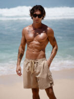 Hapnix® - The Camel Beach Men's 7" Swimming Trunks - Image 5