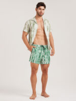 Hapnix® - The Green Rift Men's 5" Swim Trunks - Image 6