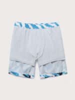 Hapnix® - The Blue White Men's 7" Swim Trunks - Image 7