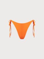 Orange Reversible Tie Bikini Bottom - Image 7