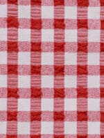 Red Gingham Double Strap Triangle Bikini Top - Image 8