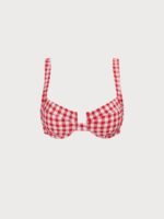 Red Gingham Underwire Bikini Top - Image 13