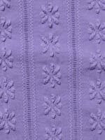 Purple Jacquard Cut-Out One-Piece Swimsuit - Image 8