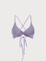 Purple Twist Backless Bikini Top - Image 7