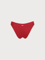 ECONYL® Red Low Waisted Bikini Bottom - Image 7