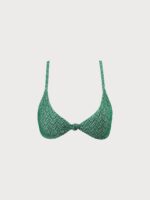 Reversible Geometric Textured Knot Bikini Top - Image 7
