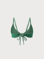 Reversible Geometric Textured Knot Bikini Top - Image 10