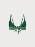 Reversible Geometric Textured Knot Bikini Top - Image 8