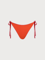 ECONYL® Red Reversible Tie Bikini Bottom - Image 10