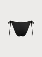 ECONYL® Black Tie Bikini Bottom - Image 7