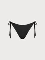 ECONYL® Black Tie Bikini Bottom - Image 6