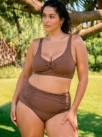 Ruched Plus Size Tankini Bottom - Image 3