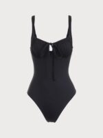 Cutout Tie One-Piece Swimsuit - Image 5