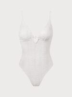 Textured Cutout One Piece Swimwear - Image 10