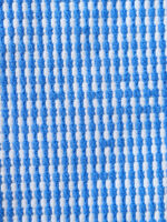 Blue Textured Striped Bikini Bottom - Image 8