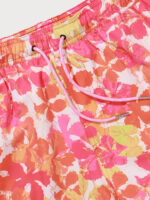 The Floral Print Men's 7" Beach Swimming Trunks - Image 4