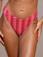 Red Crochet Bikini Bottom
