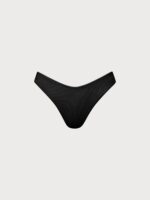 Black Full Coverage Bikini Bottom - Image 8