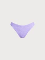 Purple Jacquard Bikini Bottom - Image 15