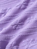 Purple Jacquard V Cut Bikini bottom - Image 7