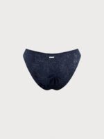 Blue Shimmer Textured Bikini Bottom - Image 7