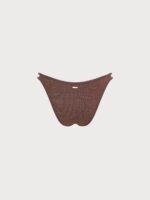 Dark Coffee Cutout Bikini Bottom - Image 6