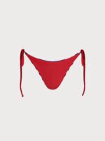 Navy Stripe Reversible Tie Bikini Bottom - Image 9