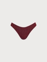 Wine Red Monogram Bikini Bottom - Image 6