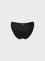 Black Full Coverage Bikini Bottom - Image 9