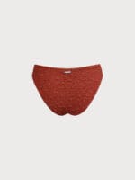Orange O-Ring Textured Bikini Bottom - Image 7