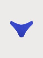 Blue Solid Bikini Bottom - Image 6