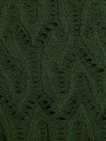 Dark Green Textured Cutout Bikini Bottom - Image 8