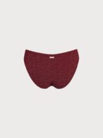 Wine Red Monogram Bikini Bottom - Image 7