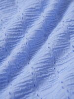 Light Blue Textured Elastic Bikini Bottom - Image 11
