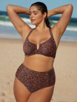 Leopard Print Plus Size Bikini Bottom - Image 6