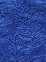 Blue Floral Textured Bikini Bottom - Image 8