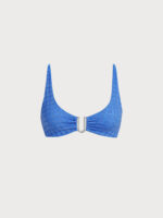Blue Mesh U Neck Bikini Top - Image 6