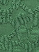 Dark Green Jacquard Cut Out Bikini Top - Image 7