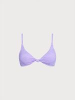 Purple Jacquard Bikini Top - Image 9