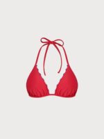 Navy Stripe Reversible Triangle Bikini Top - Image 8