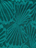 Dark Green Jacquard U-Ring Cross Back Bikini Top - Image 12