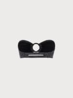 Polka Dot O-Ring Strapless Bikini Top - Image 6